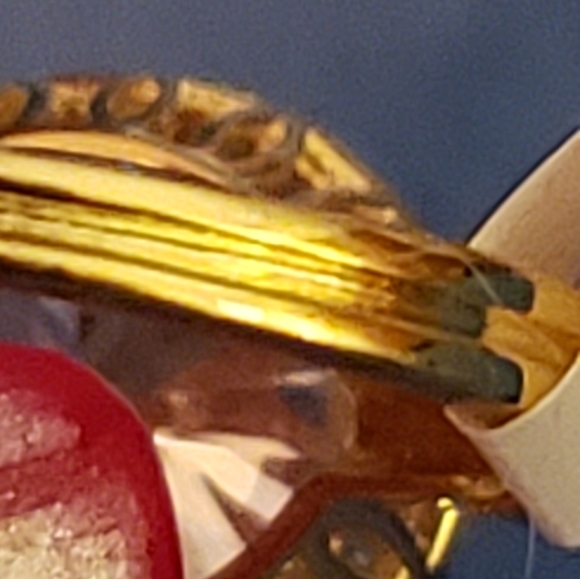 🌟Size 10 Ring White Cubic Zirconia 18K Gold Over Sterling Silver - Picture 6 of 9